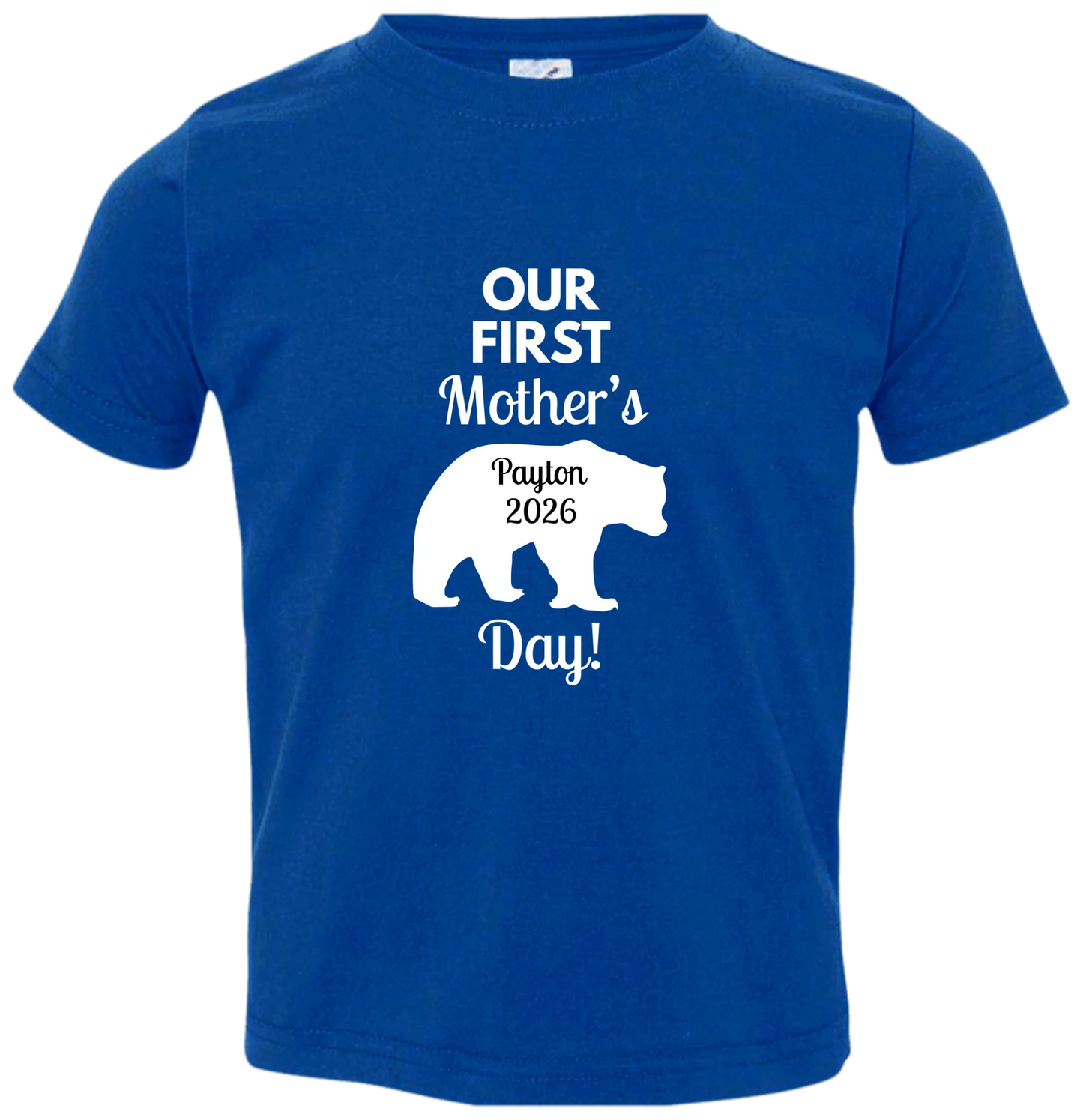 Personalized Mamma Bear Our First Mother's Day Matching Shirts