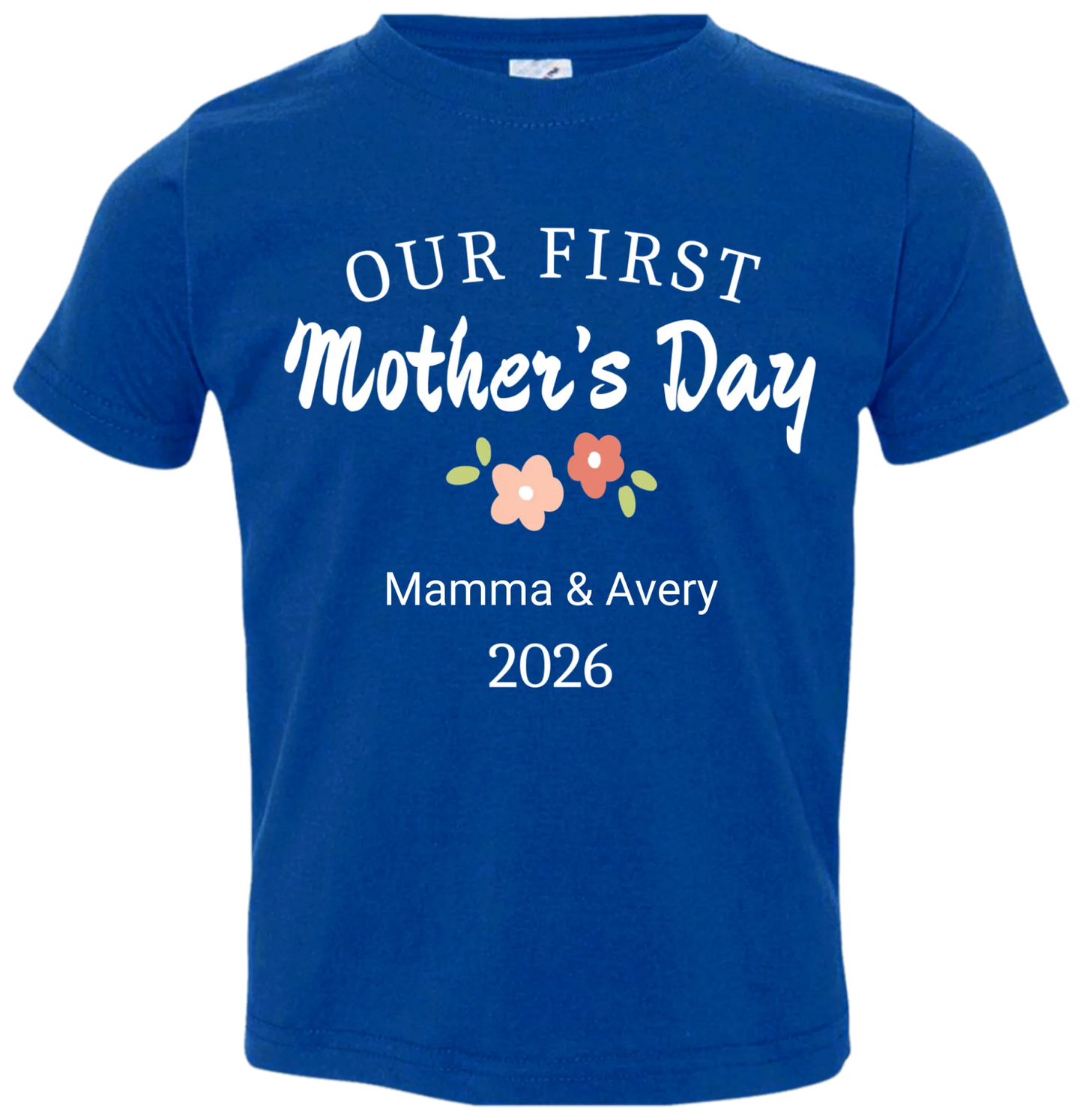 Personalized - Our First Mother's Day Mom & Baby Matching Shirts