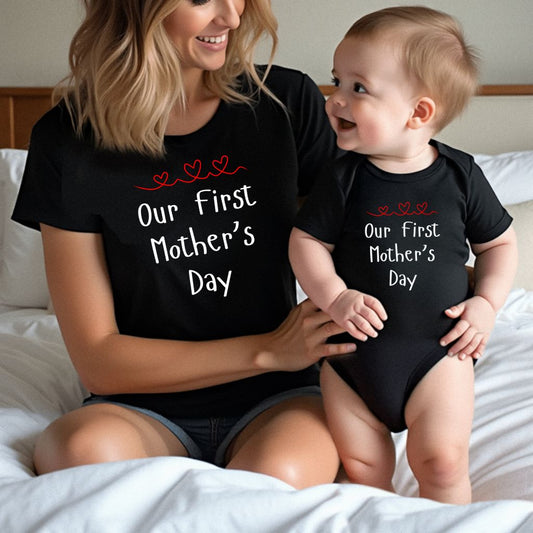 Our First Mother's Day Matching Shirts