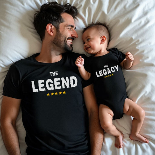 The Legend and The Legacy Matching Shirts