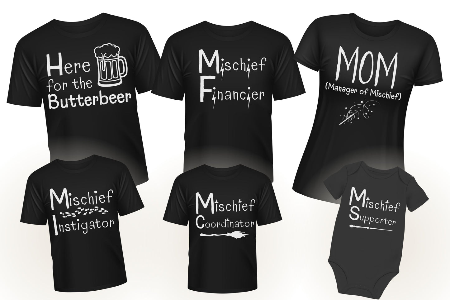 Wizarding Family Matching T-Shirts