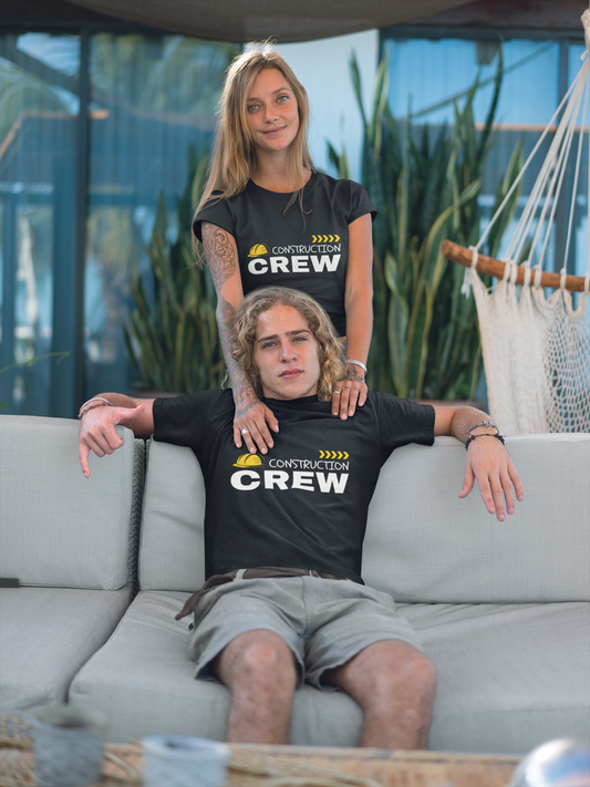 Construction Crew Matching Shirts for Couples