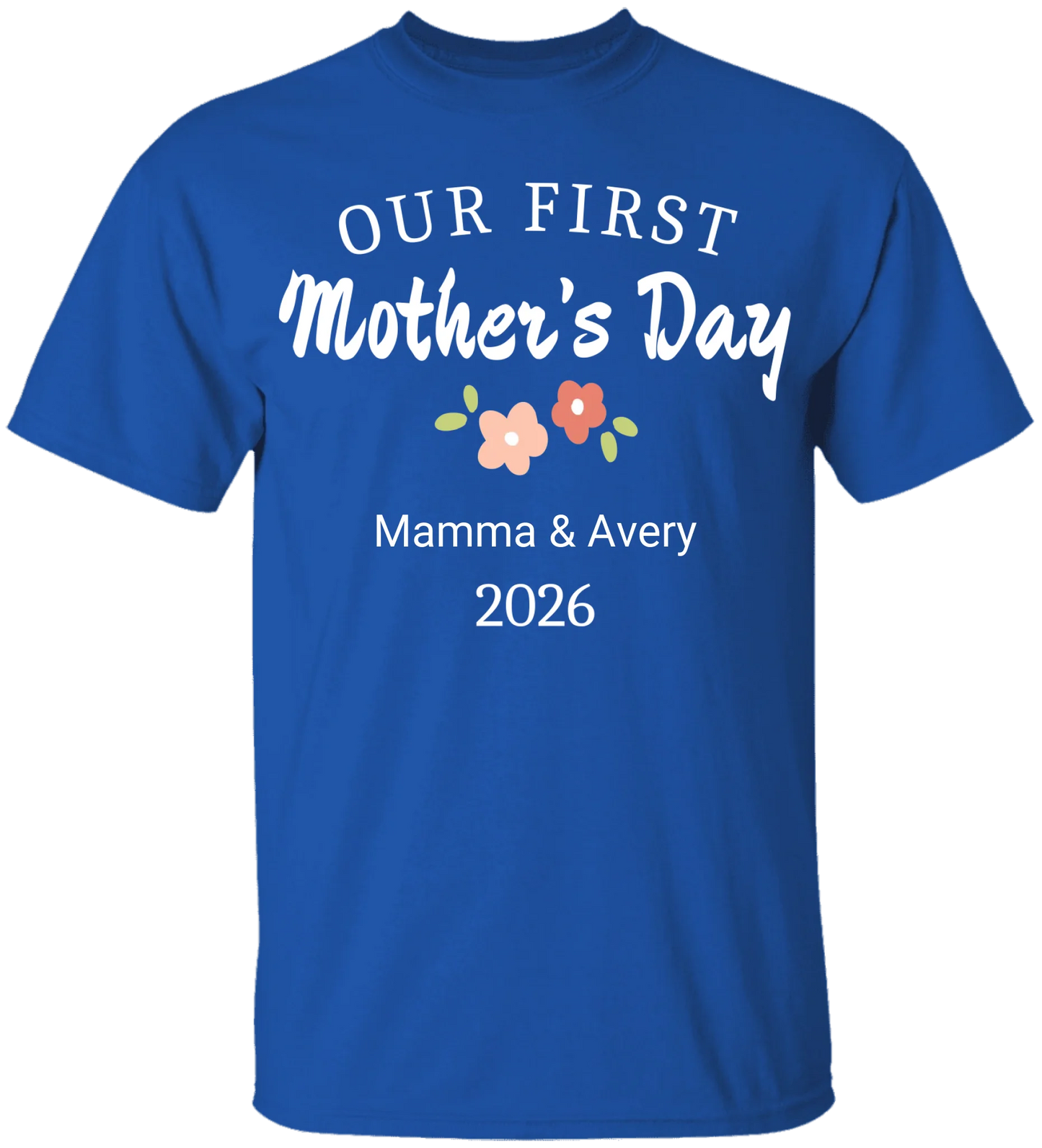 Personalized - Our First Mother's Day Mom & Baby Matching Shirts