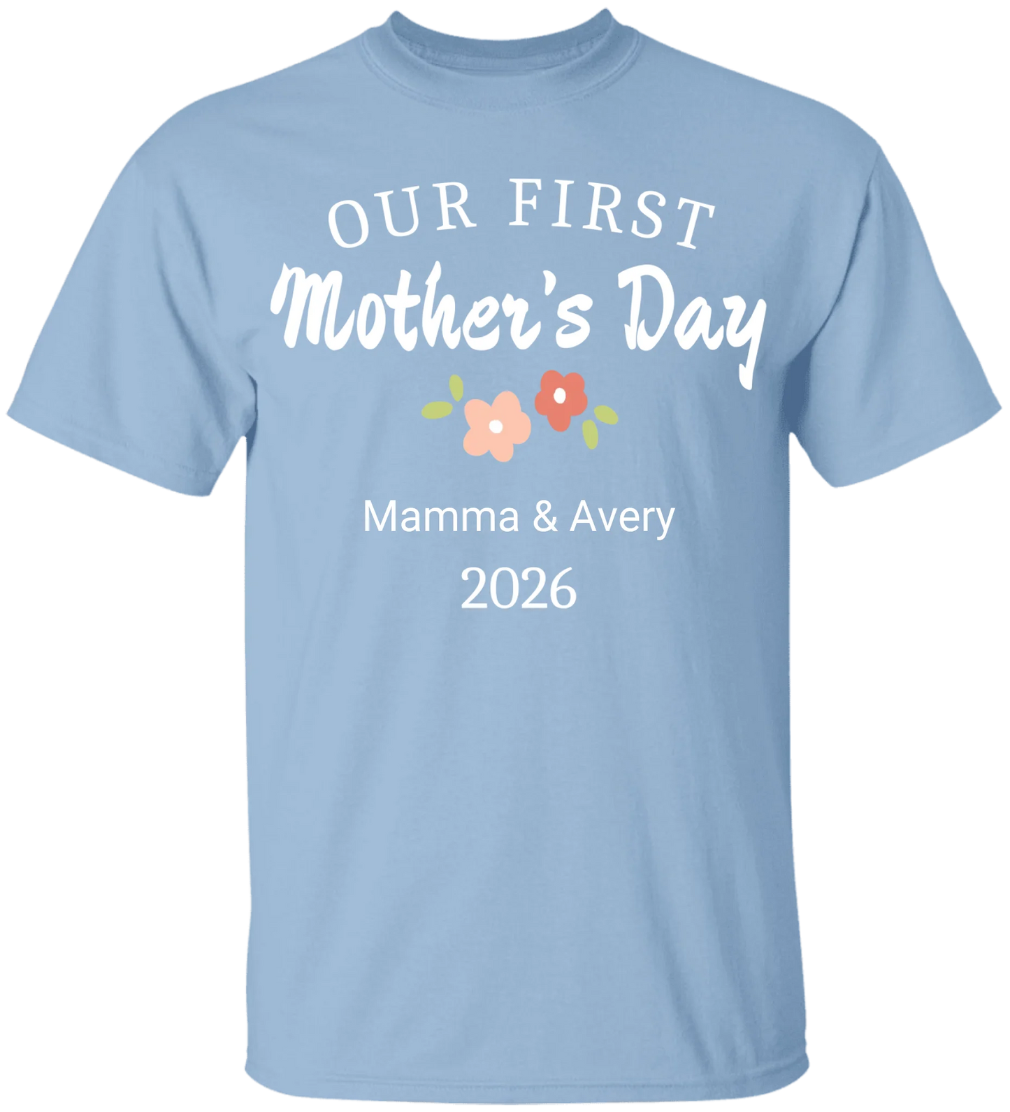 Personalized - Our First Mother's Day Mom & Baby Matching Shirts