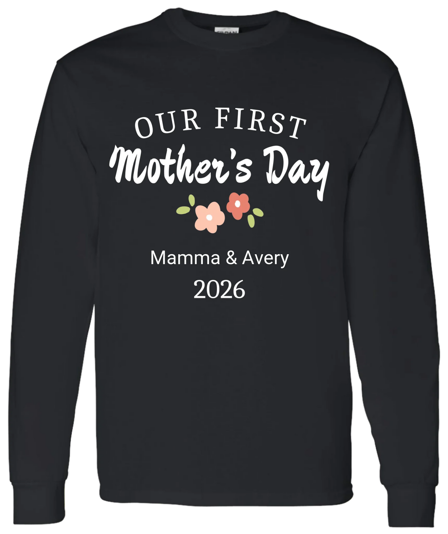 Personalized - Our First Mother's Day Mom & Baby Matching Shirts