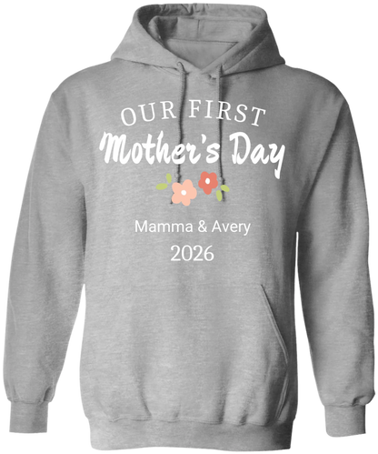 Personalized - Our First Mother's Day Mom & Baby Matching Shirts