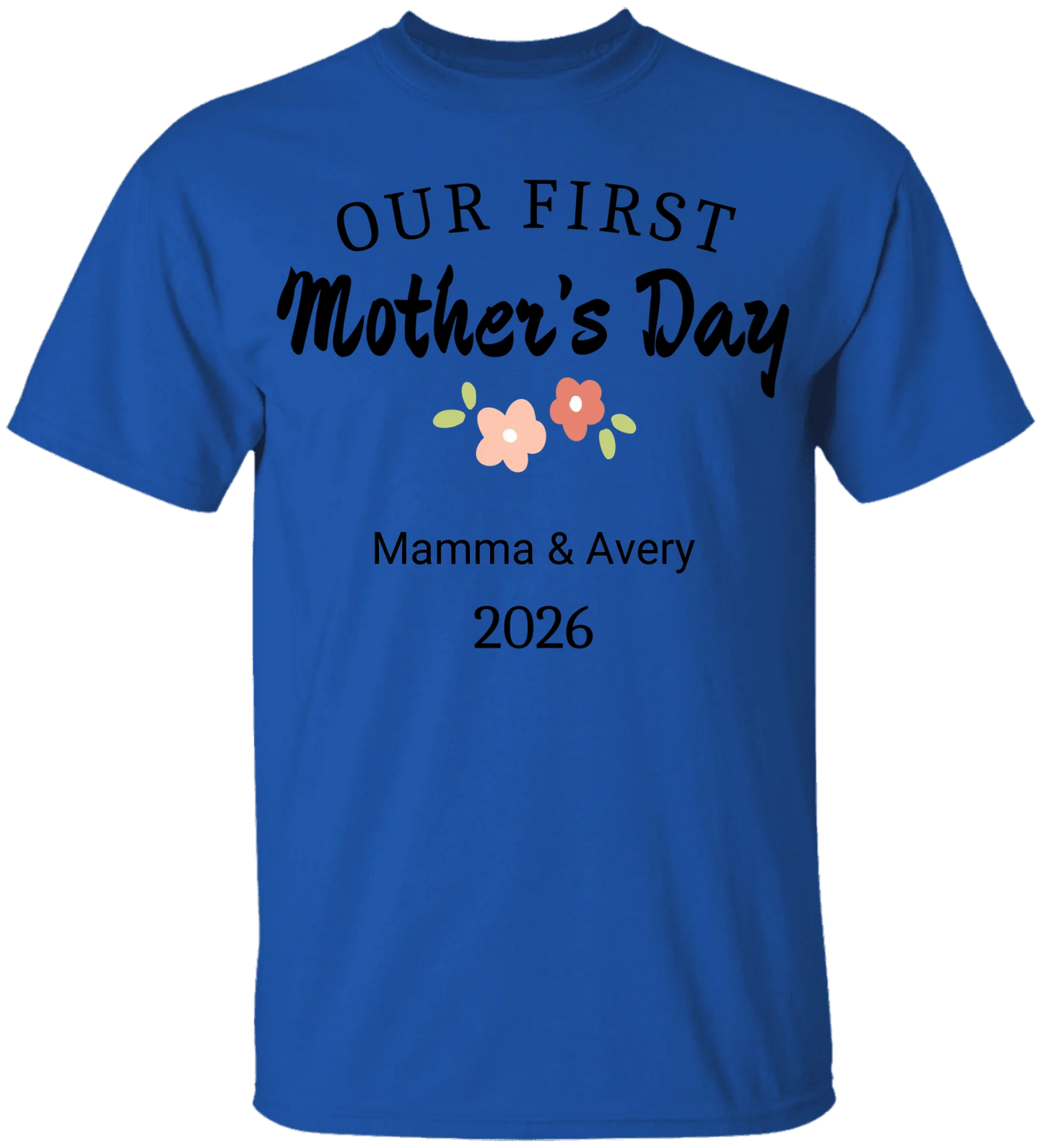 Personalized - Our First Mother's Day Mom & Baby Matching Shirts - BK