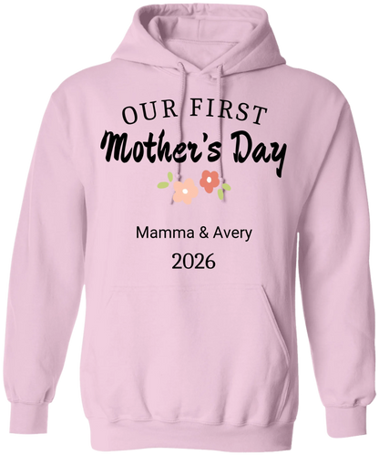 Personalized - Our First Mother's Day Mom & Baby Matching Shirts - BK
