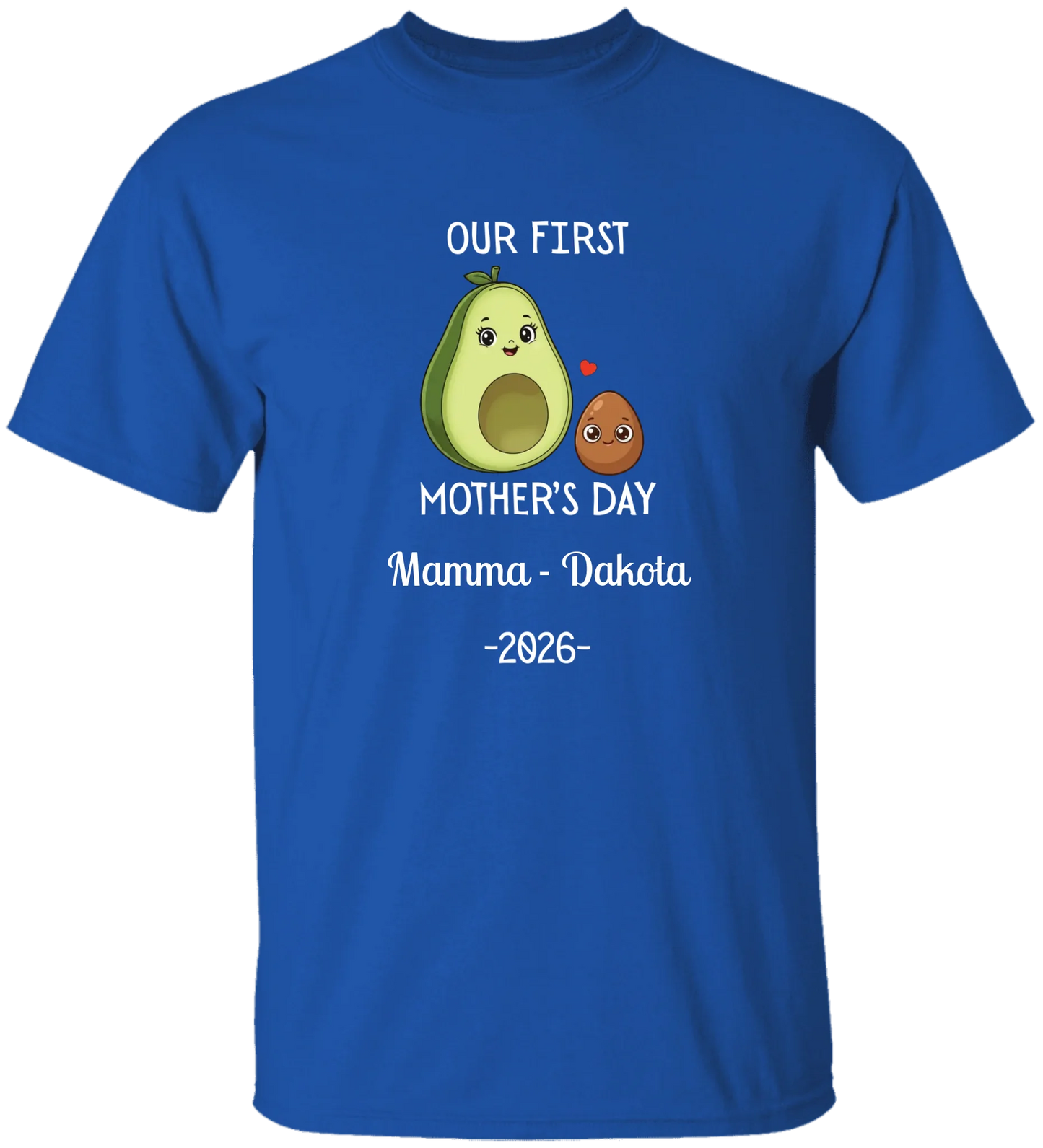 Personalized Avocado & Seed Mother's Day Matching Shirts