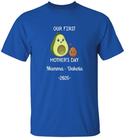 Personalized Avocado & Seed Mother's Day Matching Shirts