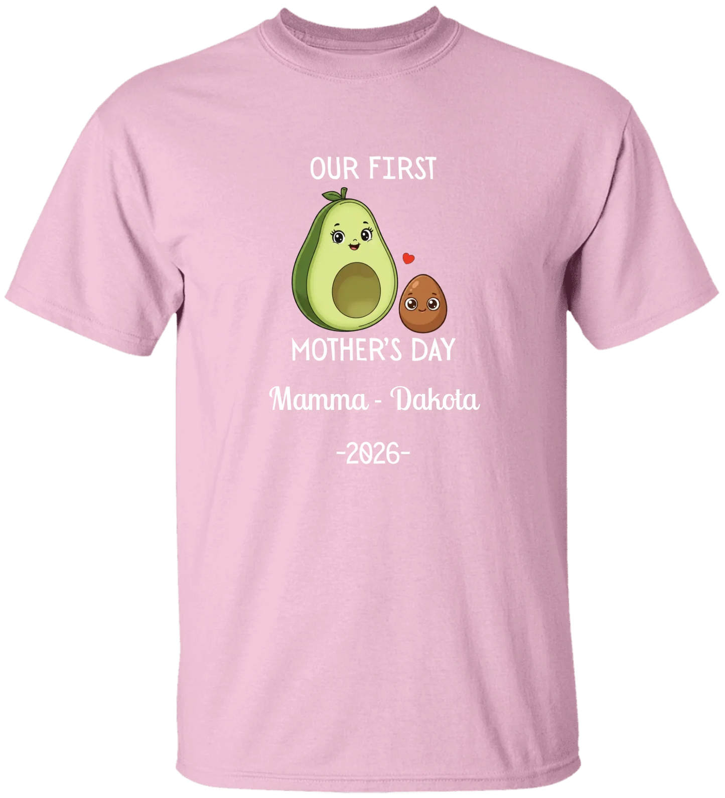 Personalized Avocado & Seed Mother's Day Matching Shirts