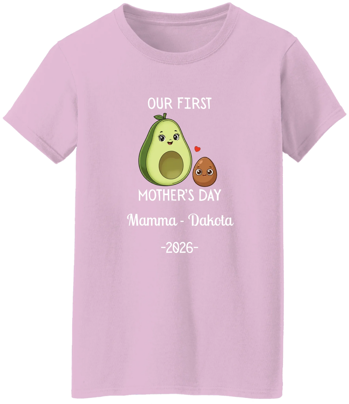 Personalized Avocado & Seed Mother's Day Matching Shirts