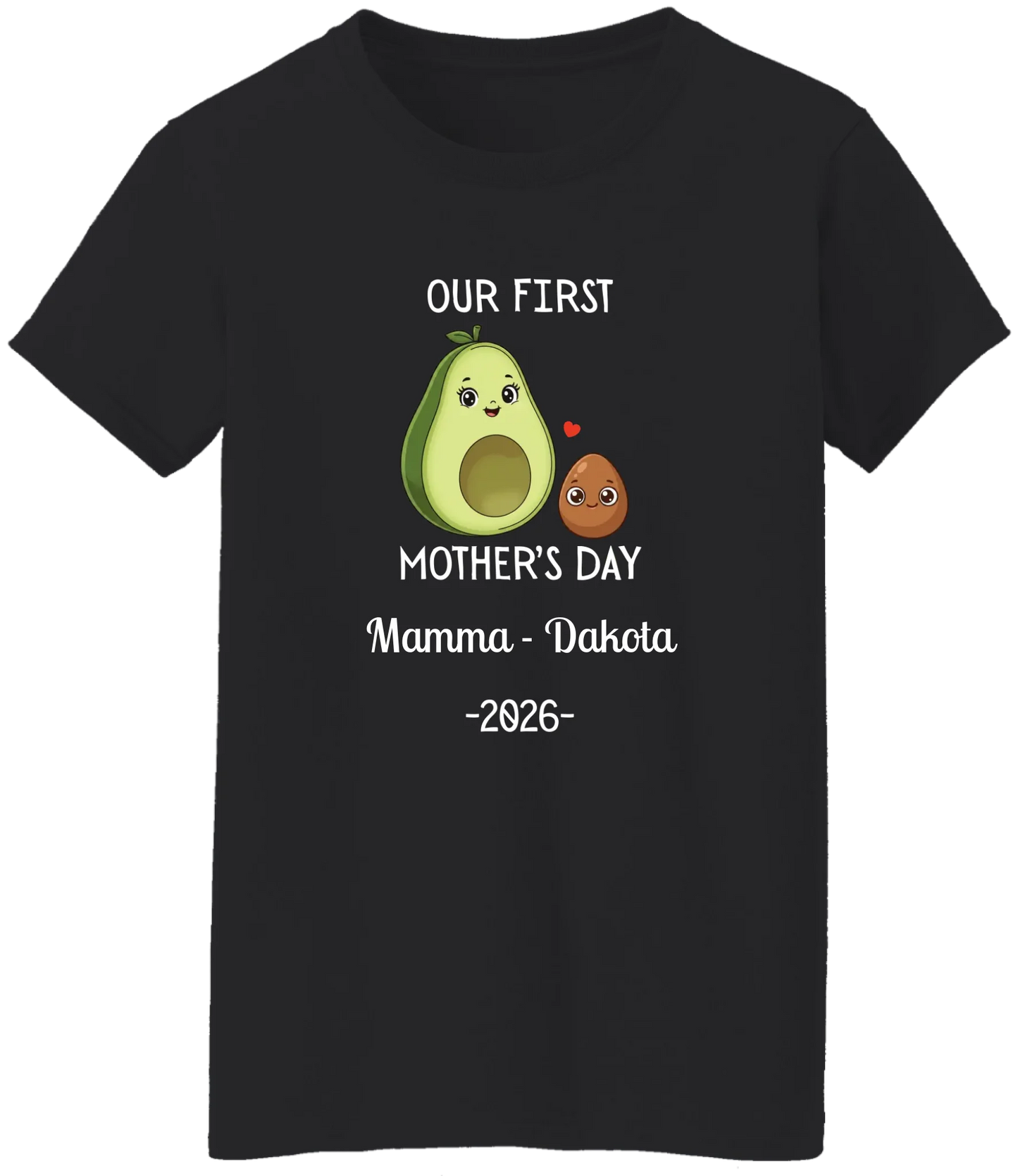 Personalized Avocado & Seed Mother's Day Matching Shirts