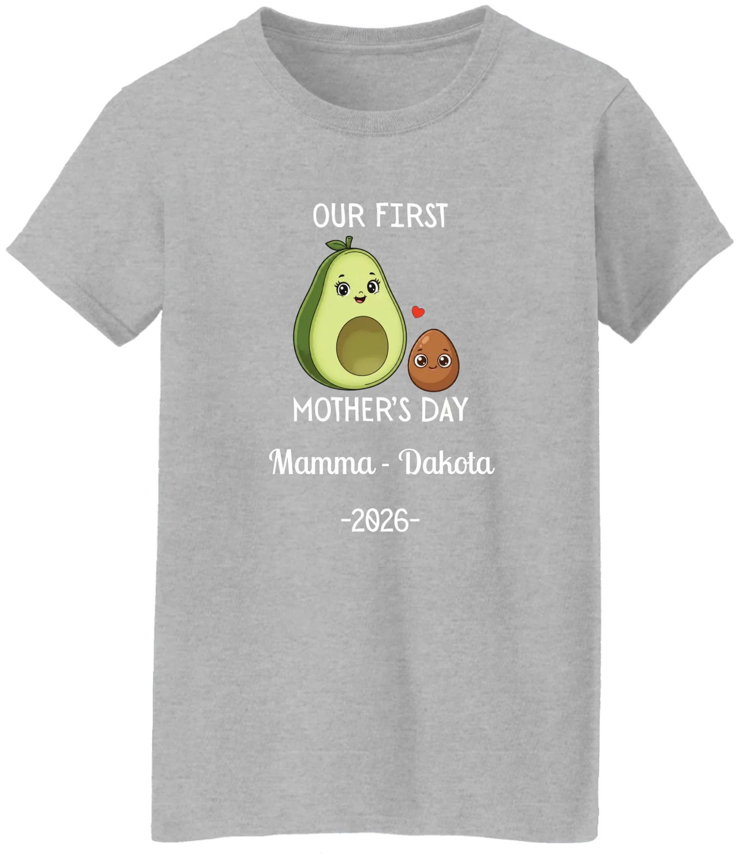 Personalized Avocado & Seed Mother's Day Matching Shirts