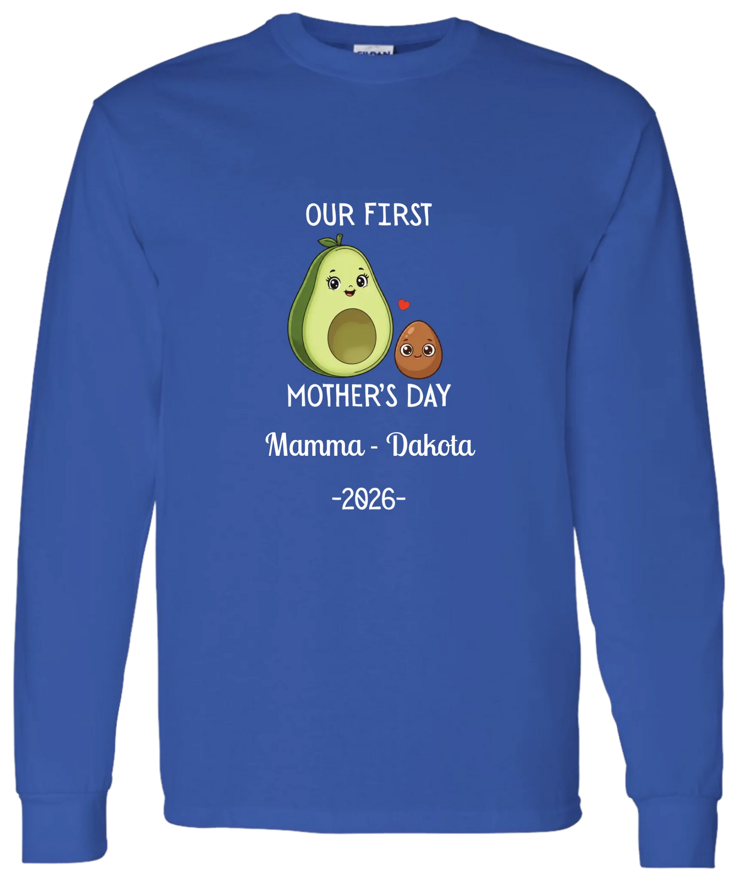 Personalized Avocado & Seed Mother's Day Matching Shirts