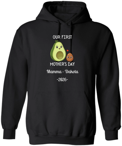 Personalized Avocado & Seed Mother's Day Matching Shirts
