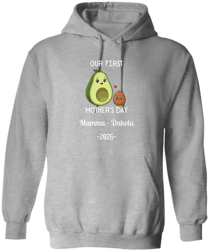 Personalized Avocado & Seed Mother's Day Matching Shirts
