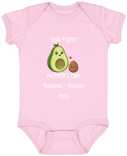 Personalized Avocado & Seed Mother's Day Matching Shirts