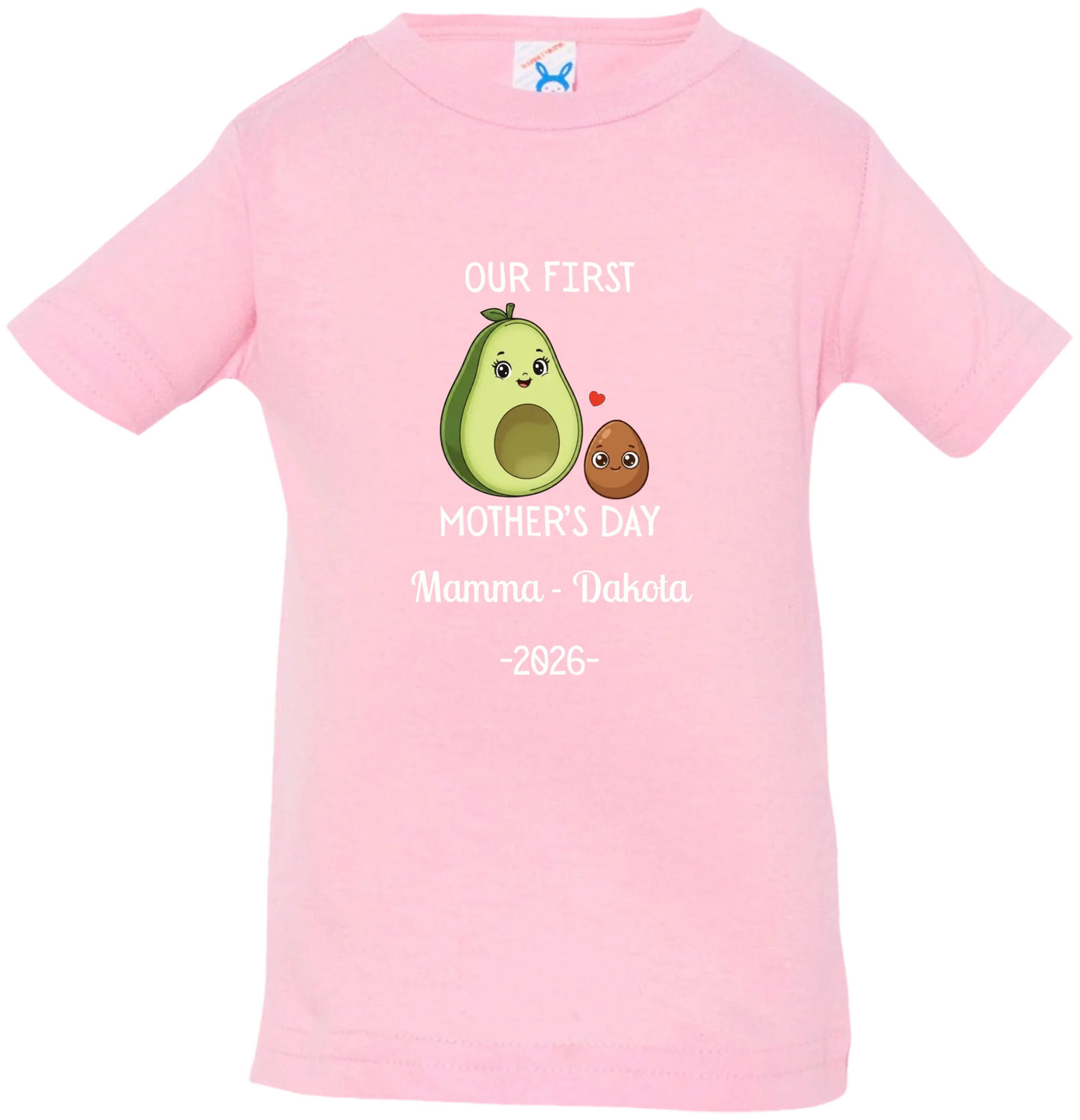 Personalized Avocado & Seed Mother's Day Matching Shirts