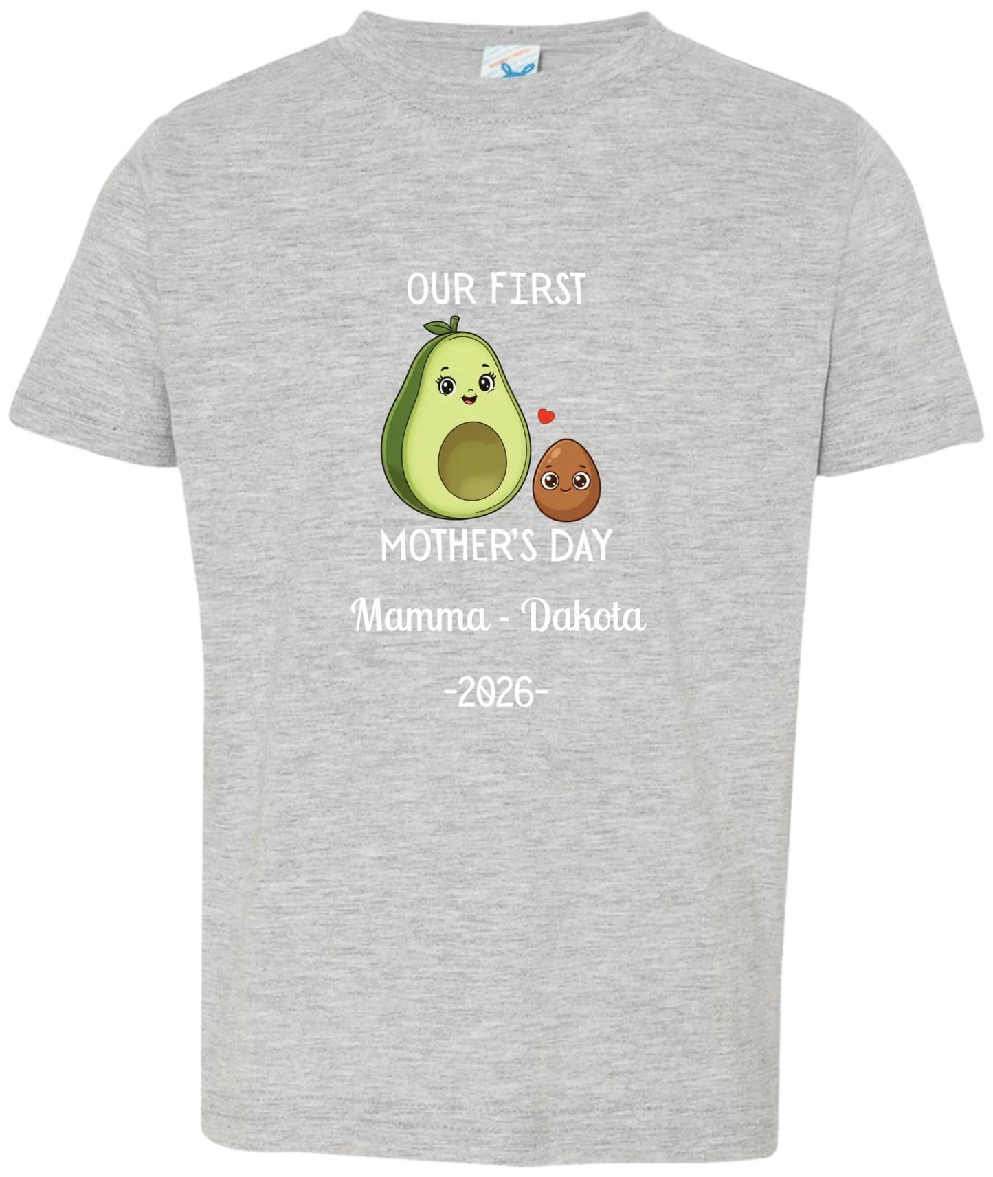 Personalized Avocado & Seed Mother's Day Matching Shirts