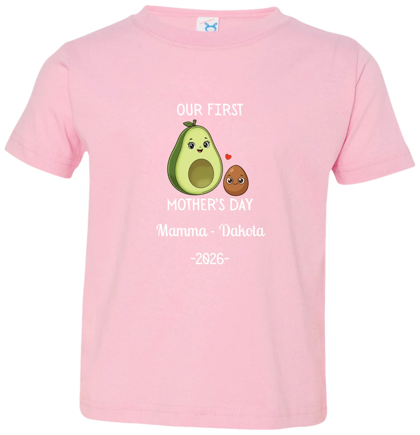 Personalized Avocado & Seed Mother's Day Matching Shirts