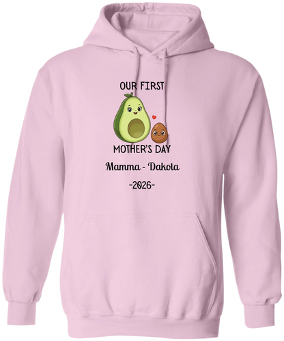 Personalized Avocado & Seed Mother's Day Matching Shirts BK