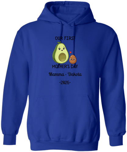 Personalized Avocado & Seed Mother's Day Matching Shirts BK