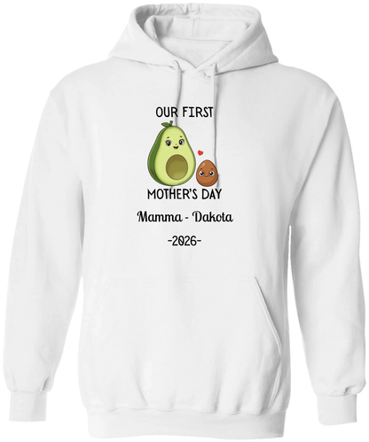 Personalized Avocado & Seed Mother's Day Matching Shirts BK