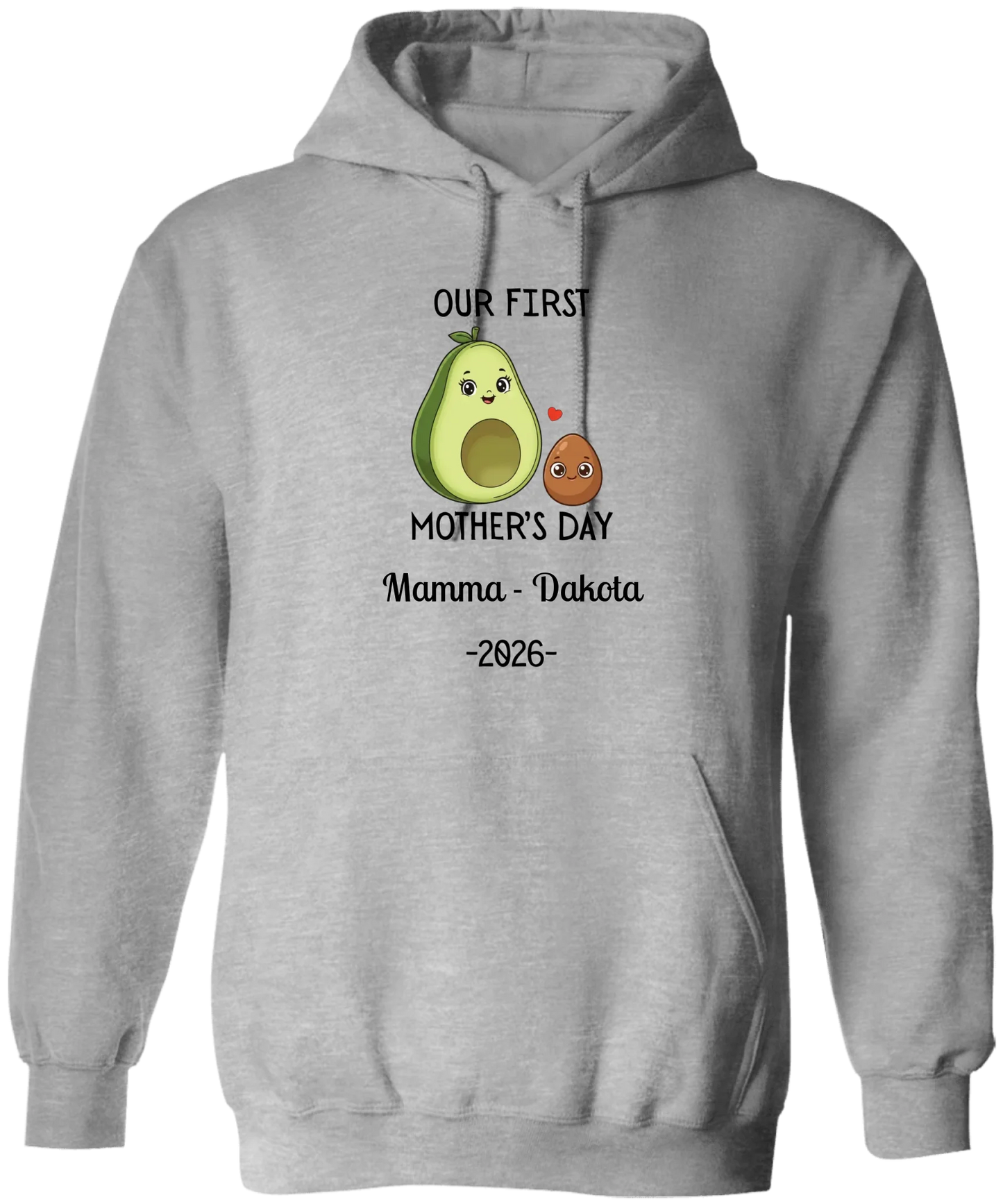 Personalized Avocado & Seed Mother's Day Matching Shirts BK
