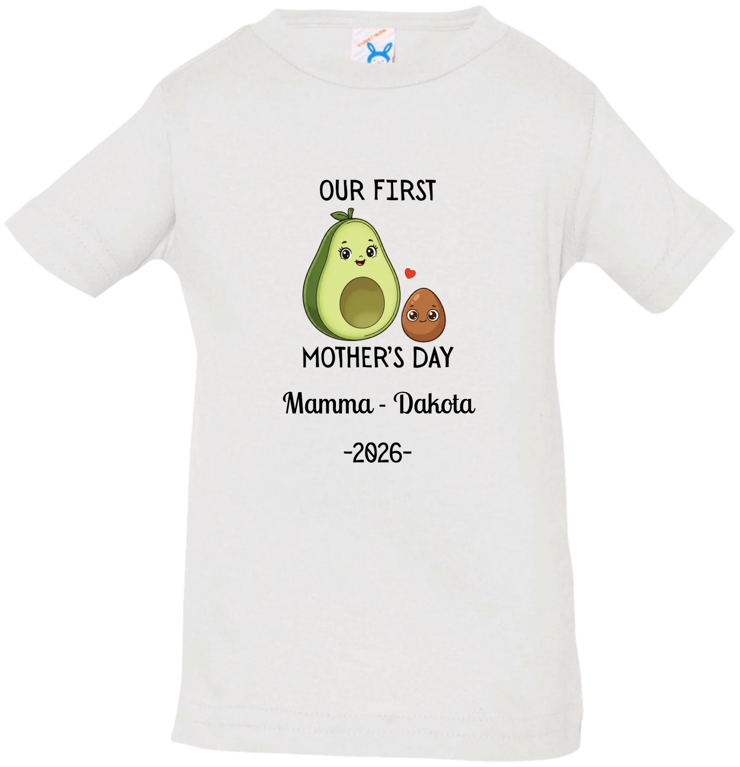Personalized Avocado & Seed Mother's Day Matching Shirts BK