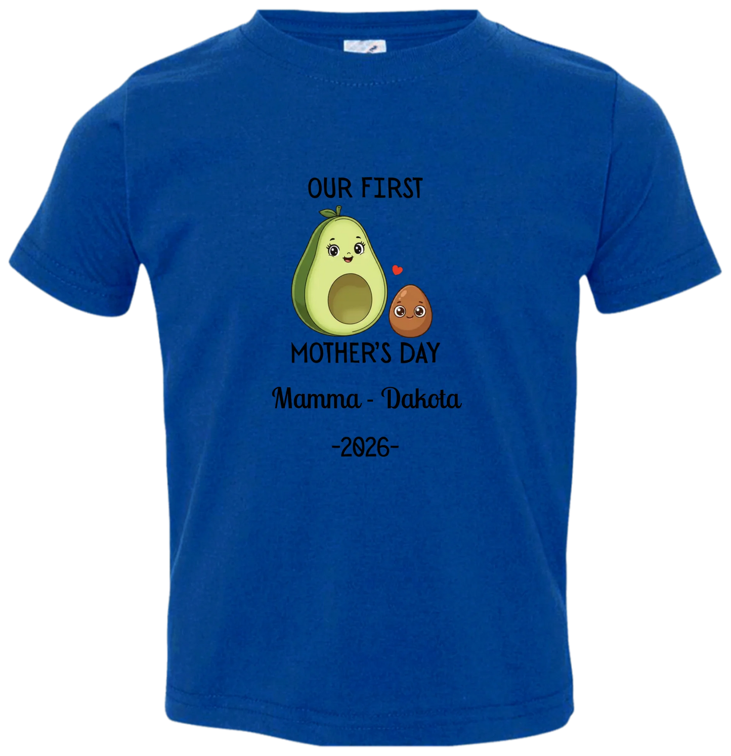 Personalized Avocado & Seed Mother's Day Matching Shirts BK
