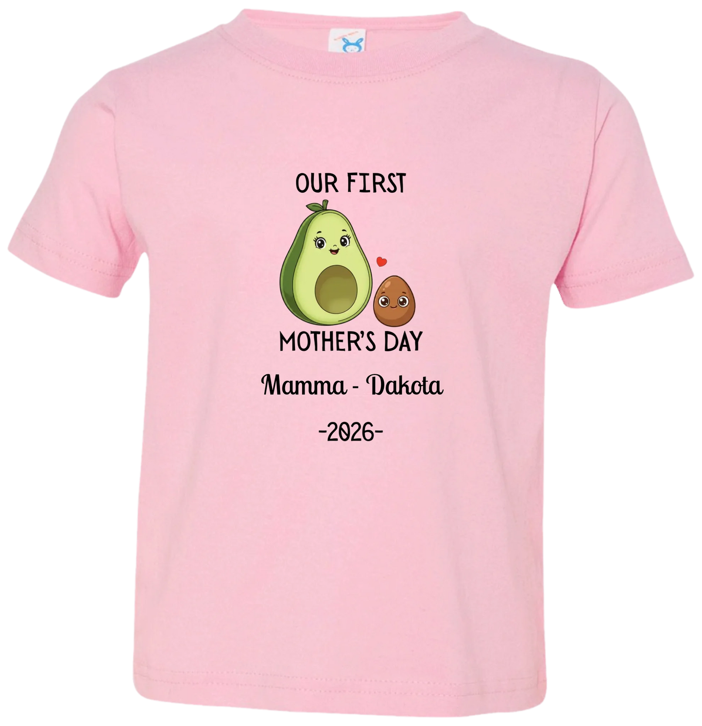 Personalized Avocado & Seed Mother's Day Matching Shirts BK