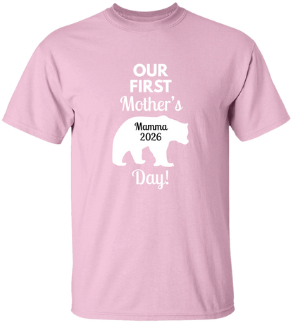 Personalized Mamma Bear Our First Mother's Day Matching Shirts