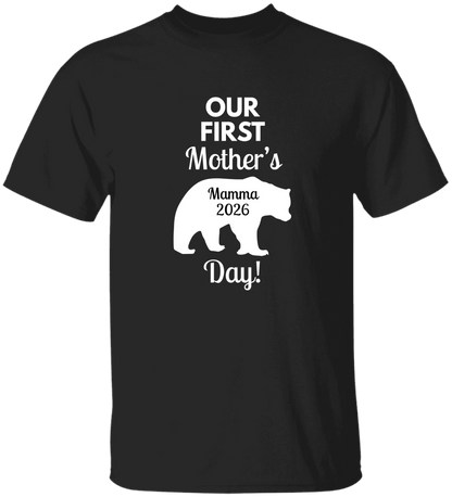 Personalized Mamma Bear Our First Mother's Day Matching Shirts