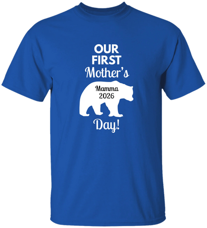 Personalized Mamma Bear Our First Mother's Day Matching Shirts
