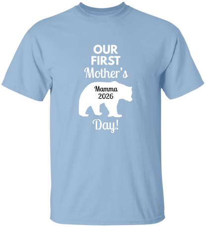 Personalized Mamma Bear Our First Mother's Day Matching Shirts