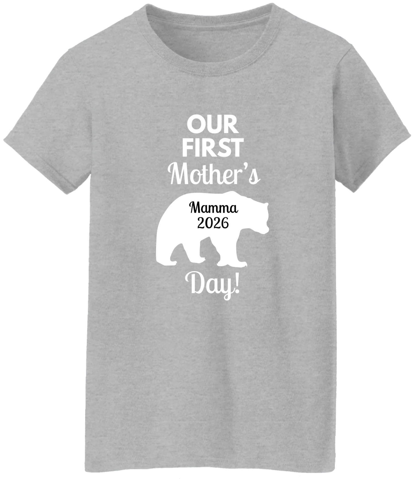 Personalized Mamma Bear Our First Mother's Day Matching Shirts