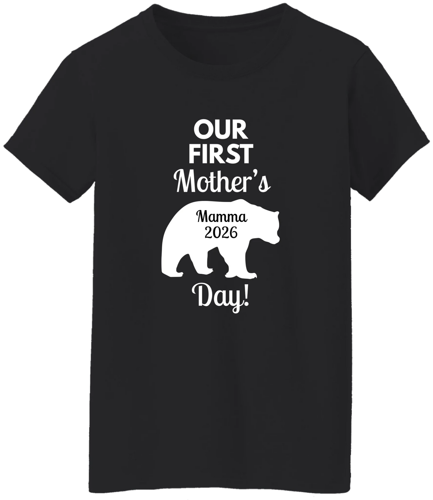 Personalized Mamma Bear Our First Mother's Day Matching Shirts