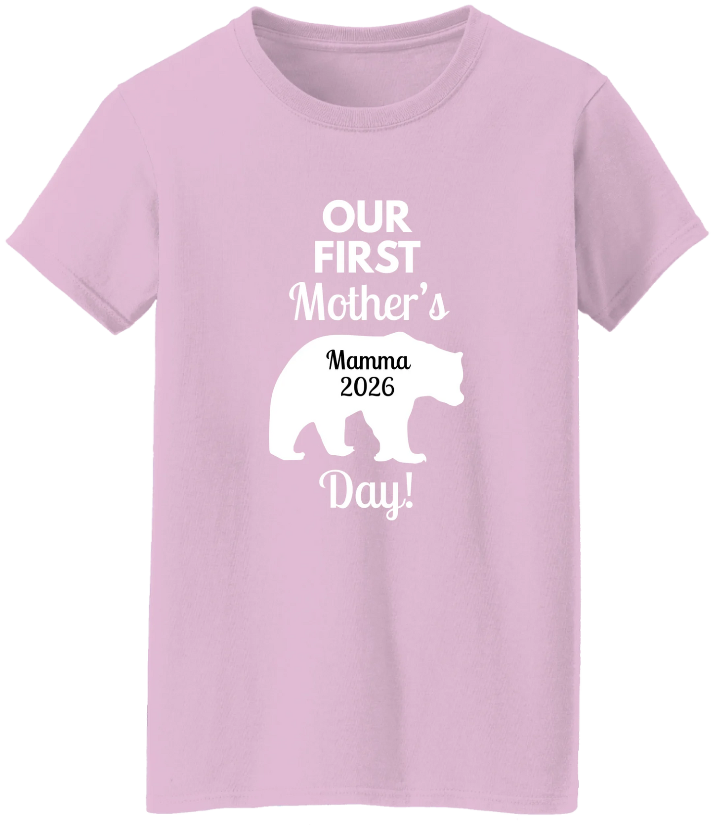 Personalized Mamma Bear Our First Mother's Day Matching Shirts