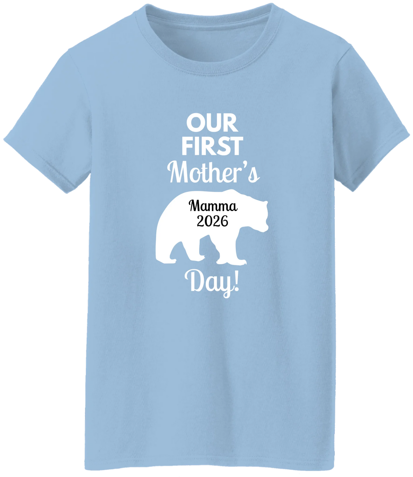 Personalized Mamma Bear Our First Mother's Day Matching Shirts
