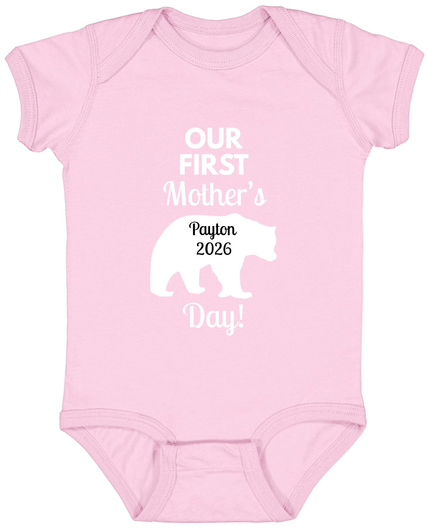 Personalized Mamma Bear Our First Mother's Day Matching Shirts