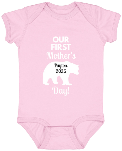 Personalized Mamma Bear Our First Mother's Day Matching Shirts