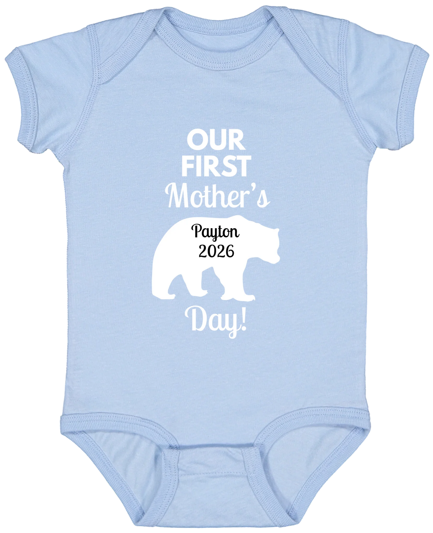 Personalized Mamma Bear Our First Mother's Day Matching Shirts