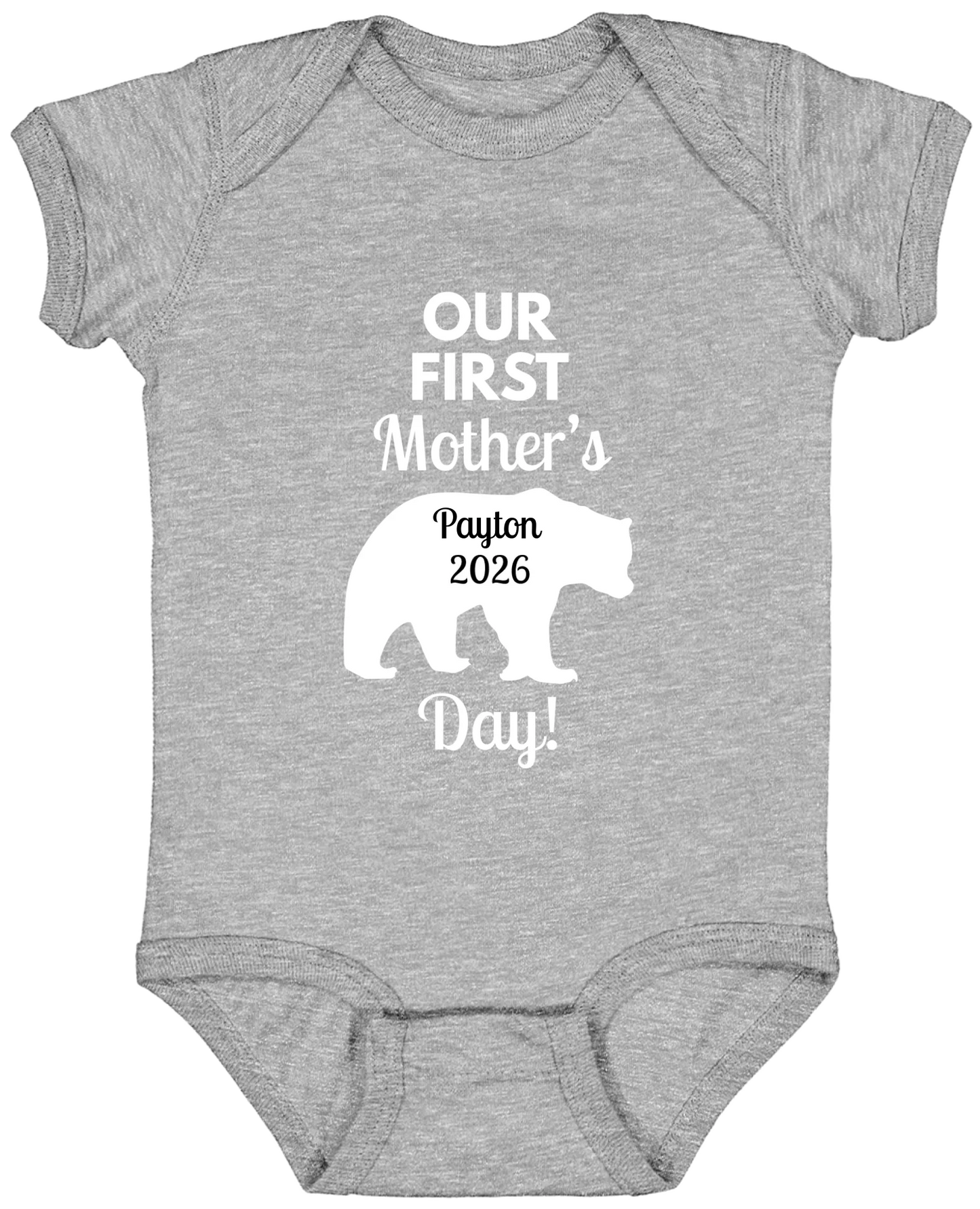 Personalized Mamma Bear Our First Mother's Day Matching Shirts