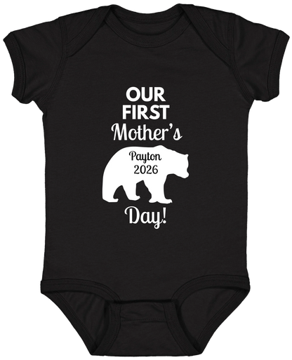 Personalized Mamma Bear Our First Mother's Day Matching Shirts