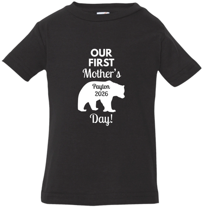 Personalized Mamma Bear Our First Mother's Day Matching Shirts