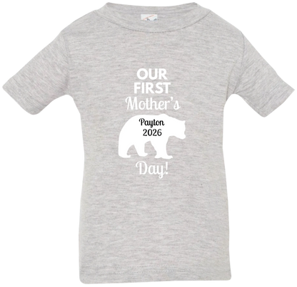 Personalized Mamma Bear Our First Mother's Day Matching Shirts
