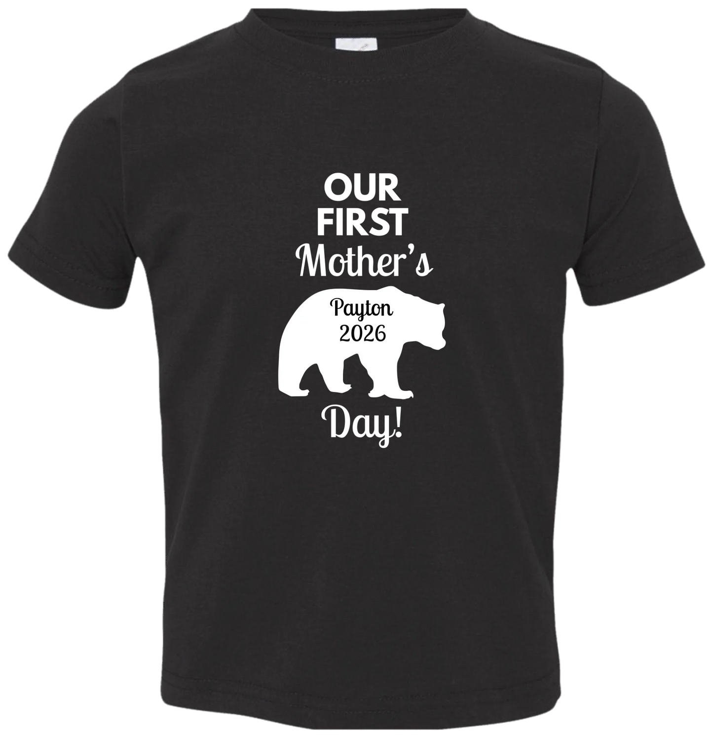 Personalized Mamma Bear Our First Mother's Day Matching Shirts