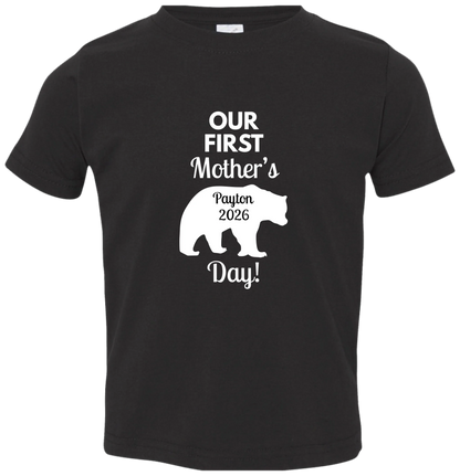 Personalized Mamma Bear Our First Mother's Day Matching Shirts