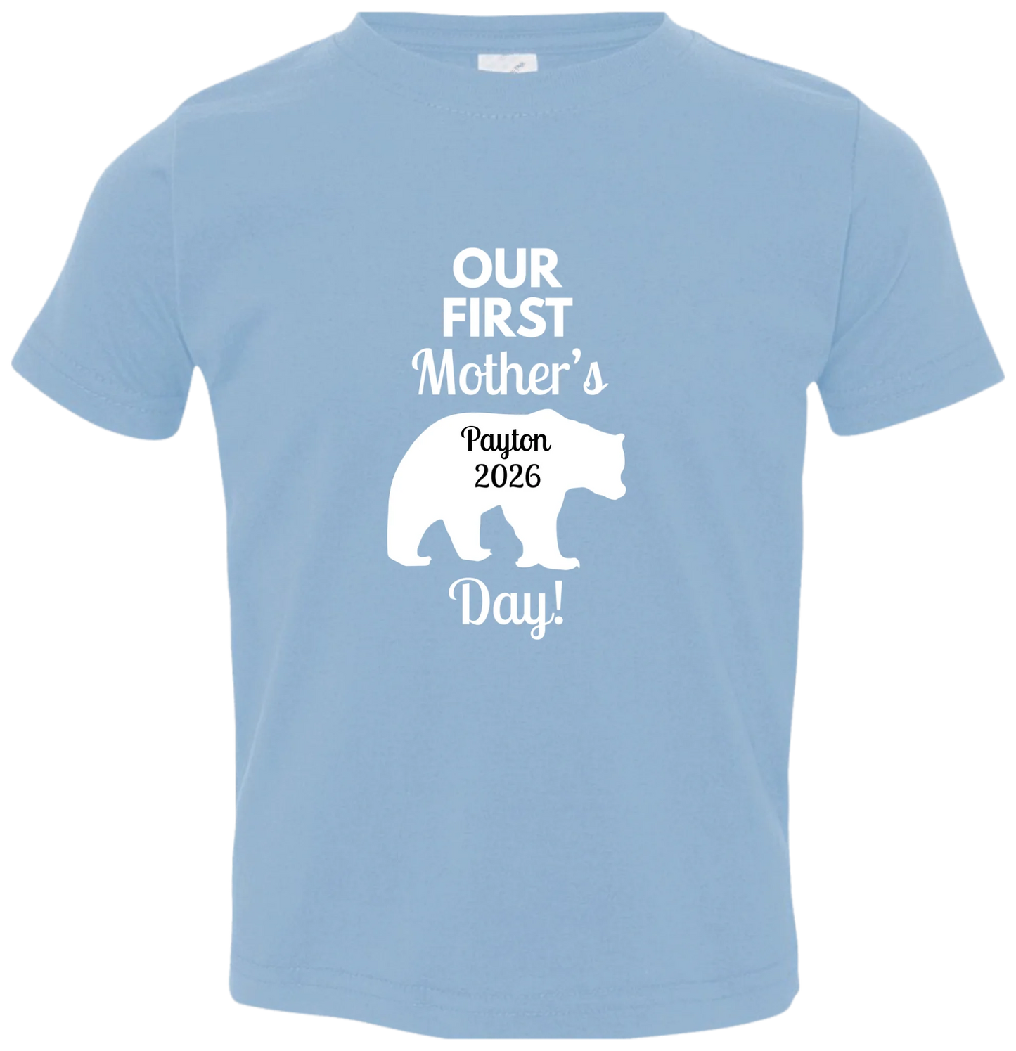 Personalized Mamma Bear Our First Mother's Day Matching Shirts
